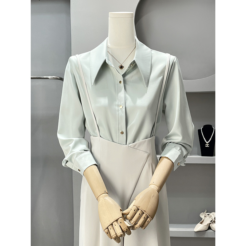 Long Sleeve Shirts Womens Chif - مراجعة Women Formal Wear Korean وسعره