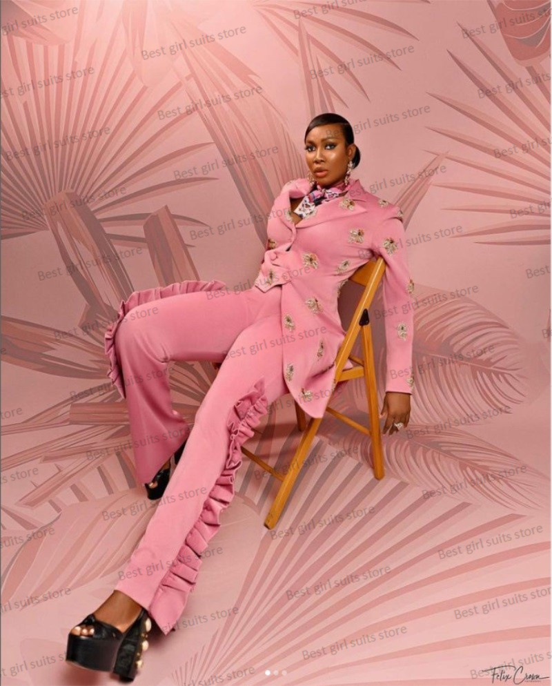 Pink Wedding Women Suit Set Bl - مراجعة Women'S Formal Wear Wedding Guest وسعره