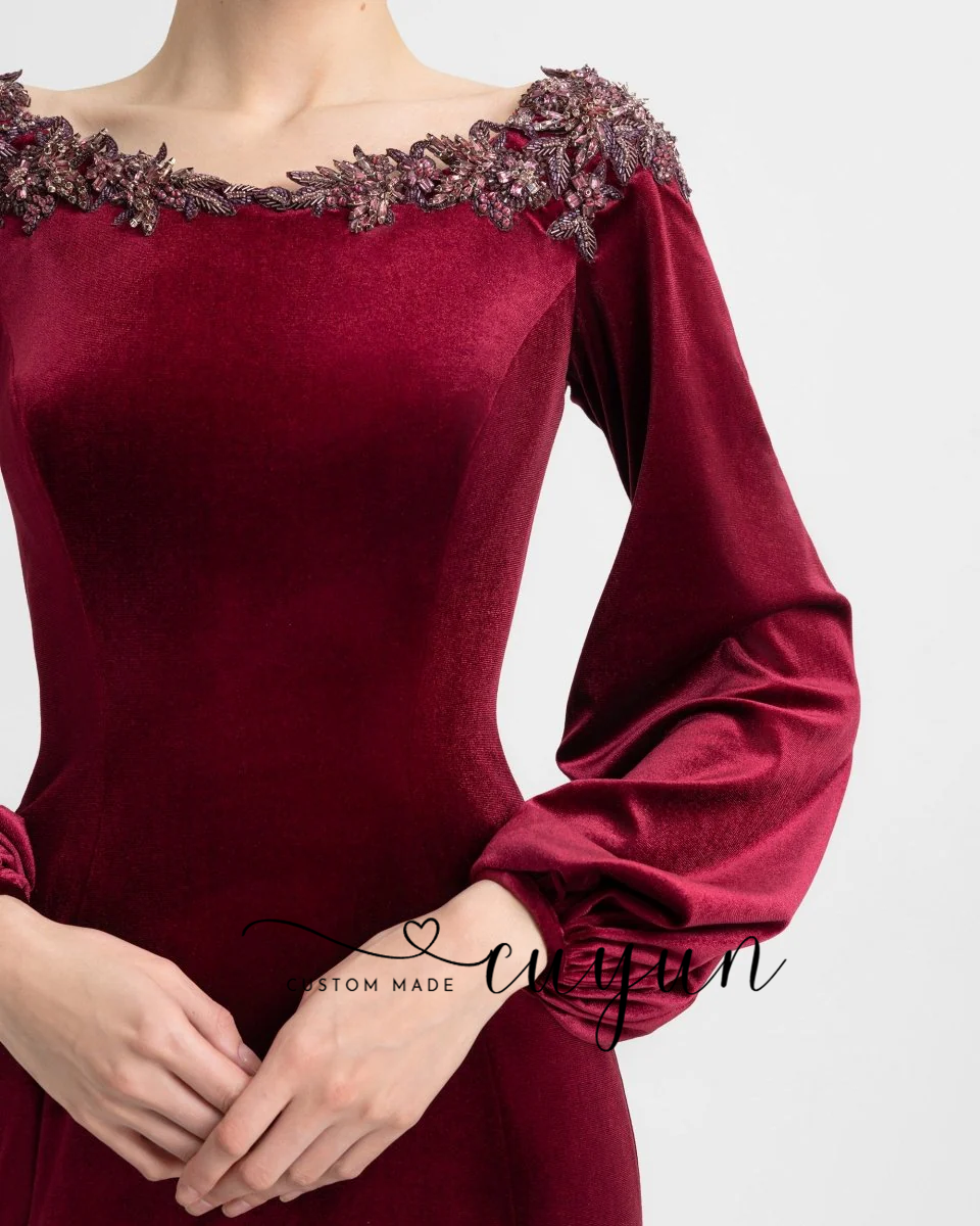 CUYUN Customized Semi-Mermaid  - مراجعة Women'S Formal Dinner Wear وسعره
