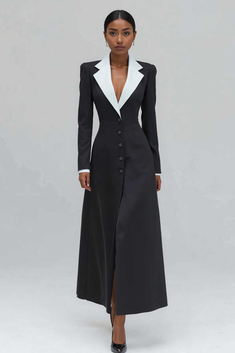 A Line Women Long Blazer Jacke - مراجعة Women'S Formal Wear Wedding Guest وسعره
