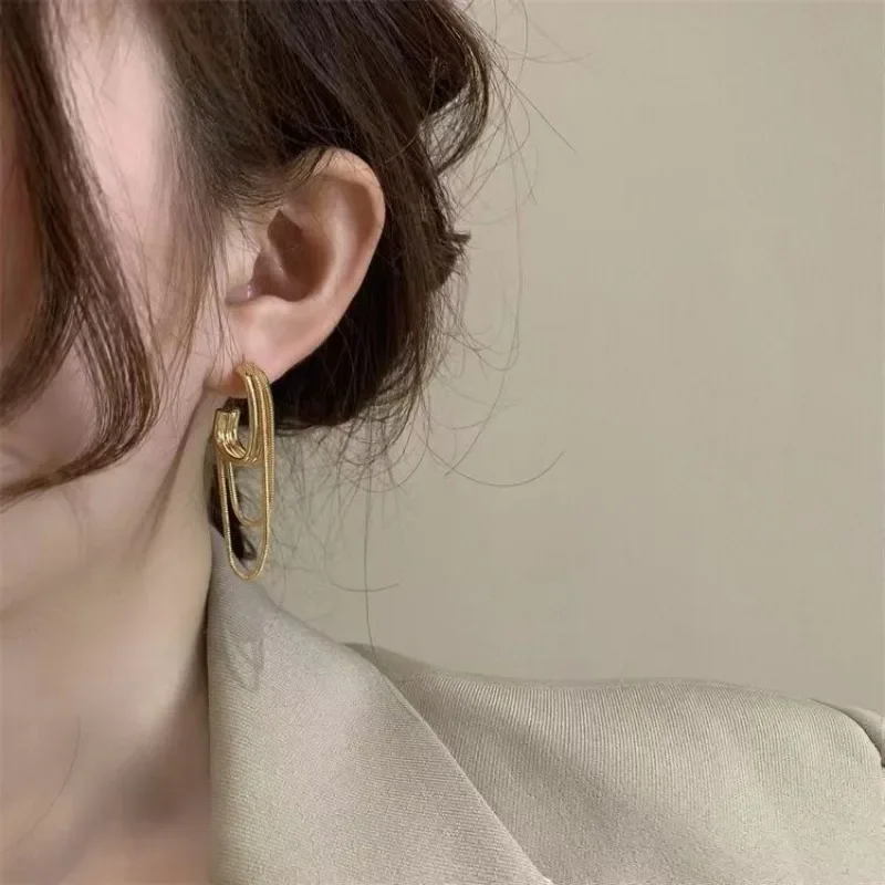 Charm Double Chain Long Tassel - مراجعة Women Formal Wear Korean وسعره