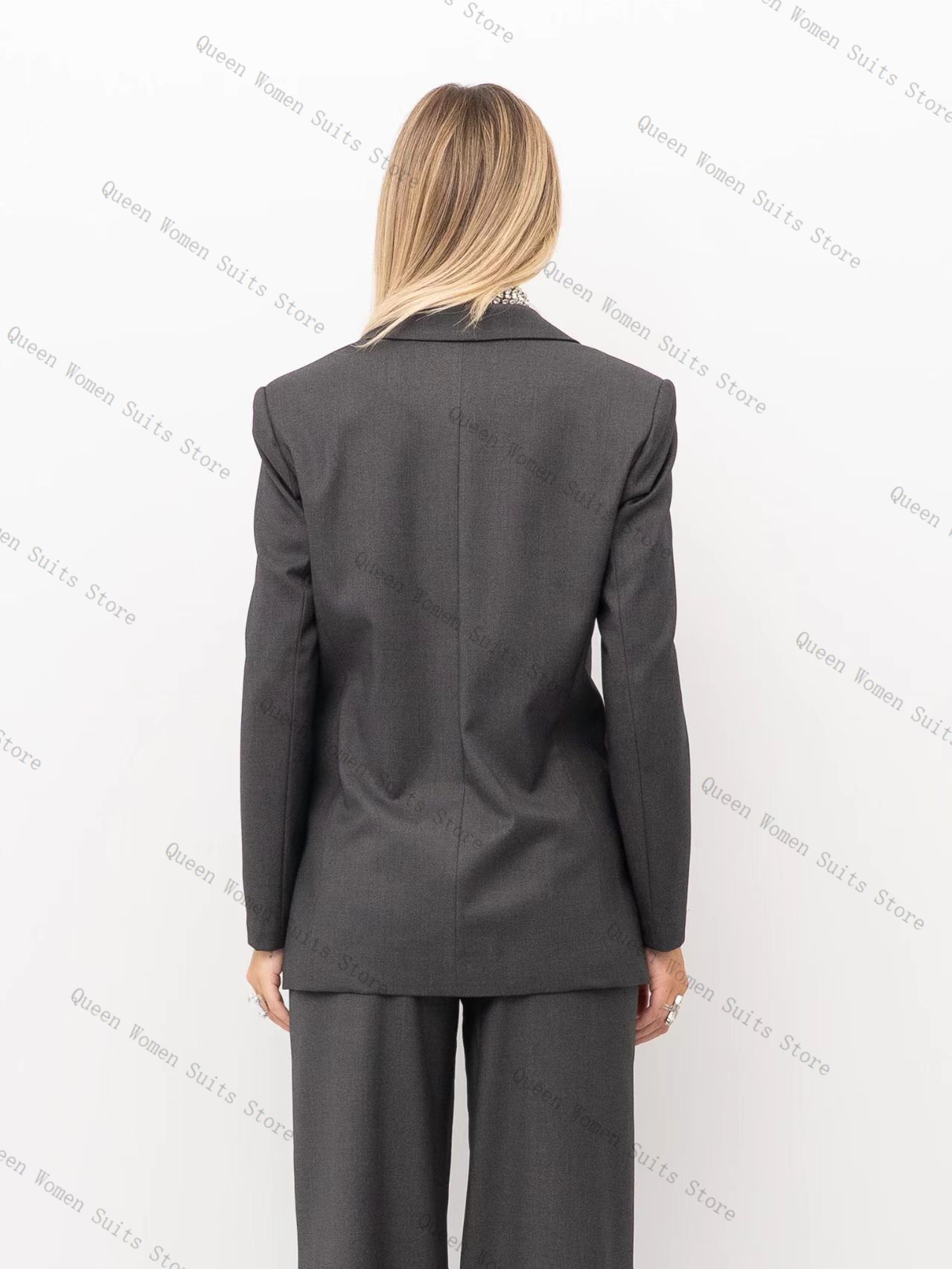 Grey Women Suit Set 2 Piece Cr - مراجعة Women'S Formal Wear Wedding Guest وسعره