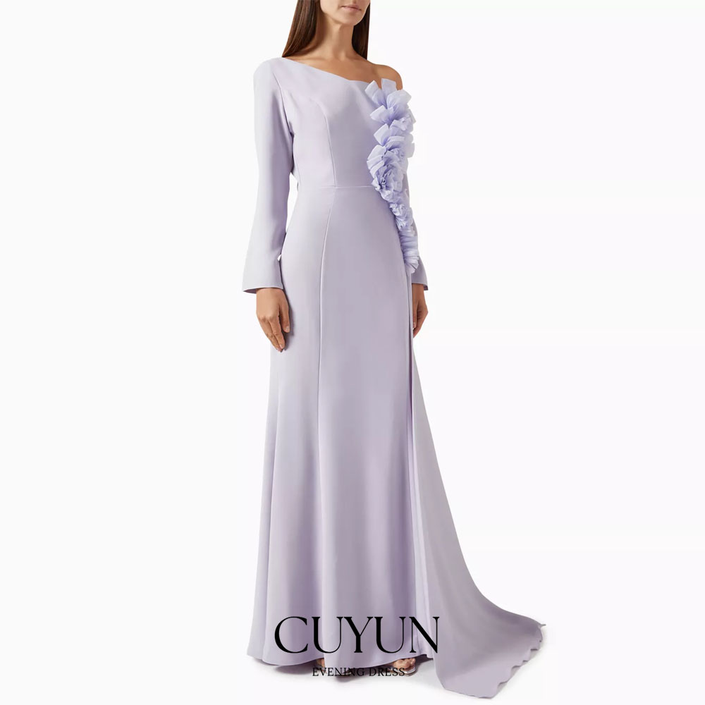 CUYUN Customized One Shoulder  - مراجعة Women'S Formal Dinner Wear وسعره