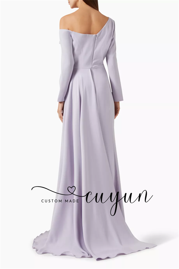 CUYUN Customized One Shoulder  - مراجعة Women'S Formal Dinner Wear وسعره