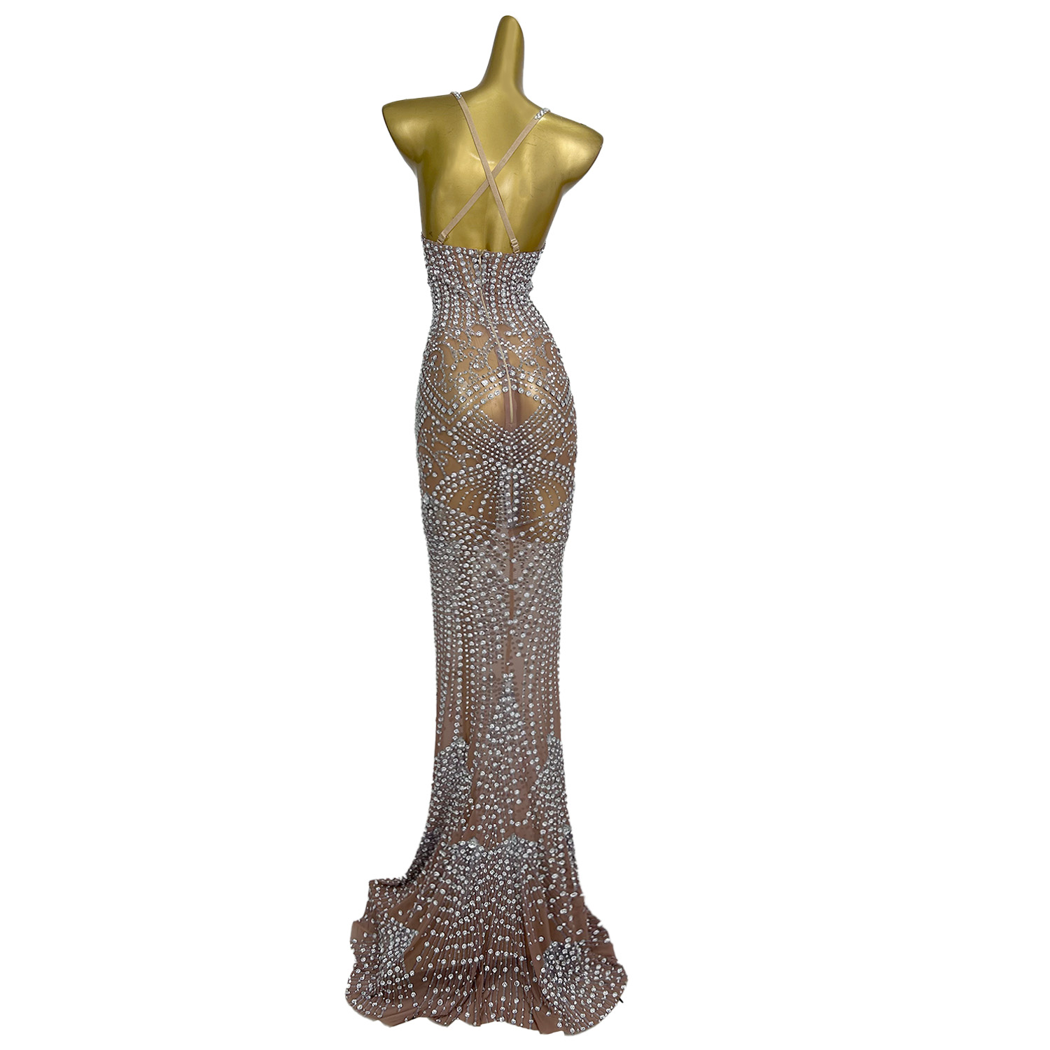Sexy See Through Banquet Party - مراجعة Women'S Formal Dinner Wear وسعره