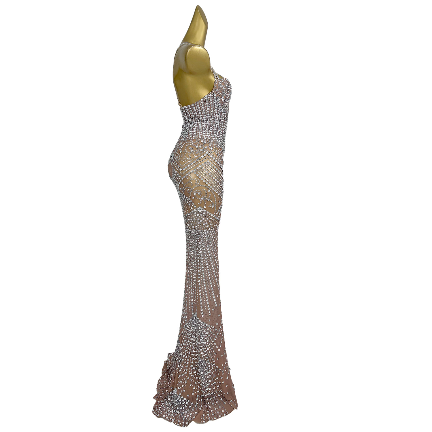 Sexy See Through Banquet Party - مراجعة Women'S Formal Dinner Wear وسعره