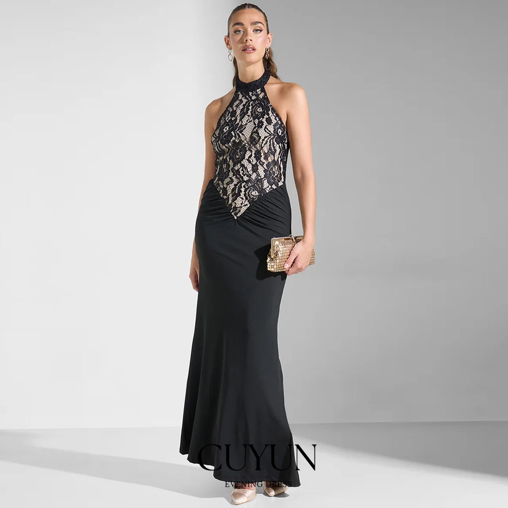 CUYUN Customized Black Sexy La - مراجعة Women'S Formal Dinner Wear وسعره