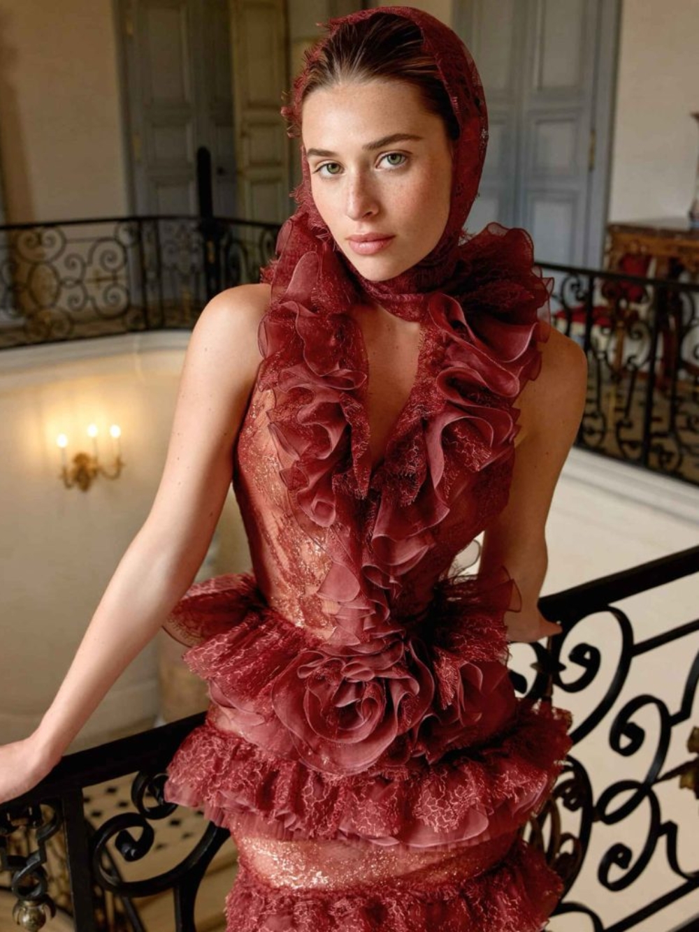 Chic Tiered Ruffled Vintage Ev - مراجعة Women'S Formal Dinner Wear وسعره