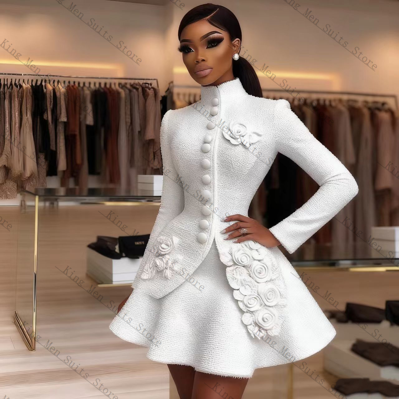 Luxury White Women Suit Set 2  - مراجعة Women'S Formal Wear Wedding Guest وسعره