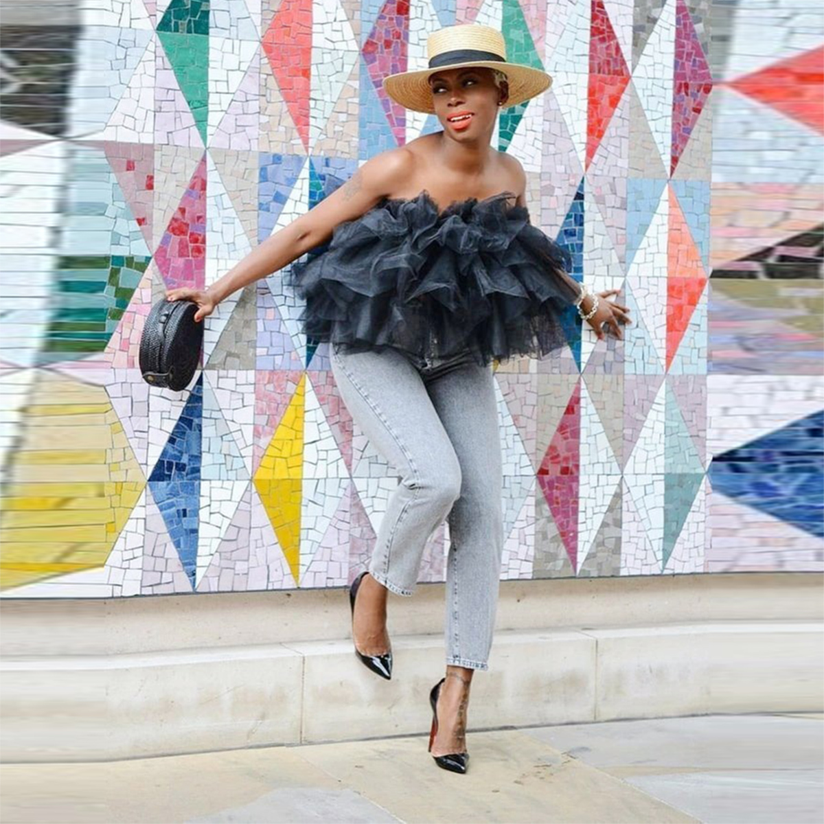 Black Ruffles Tulle Top For Wo - مراجعة Women'S Formal Wear For Girls وسعره