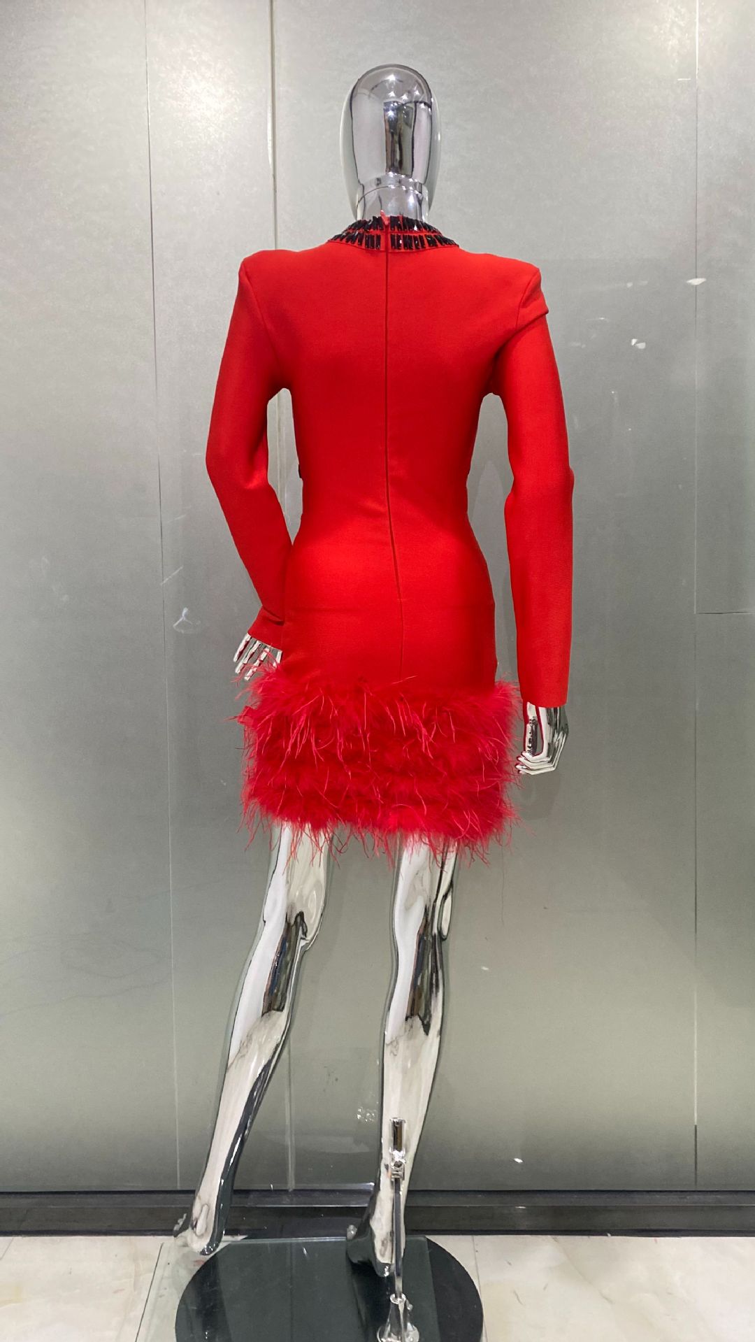 2026 Luxury Ostrich Feather Gl - مراجعة Women'S Formal Dinner Wear وسعره
