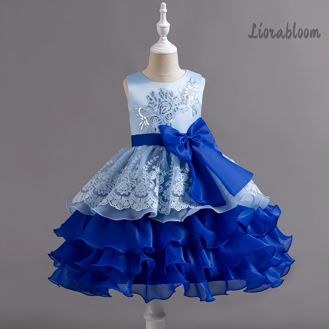Girls' Dress With Large Bow Sl - مراجعة Women'S Formal Wear For Girls وسعره