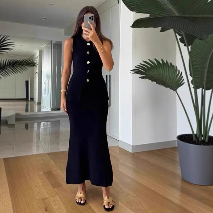 Round-neck Single-breasted Sle - مراجعة Women'S Formal Day Wear وسعره
