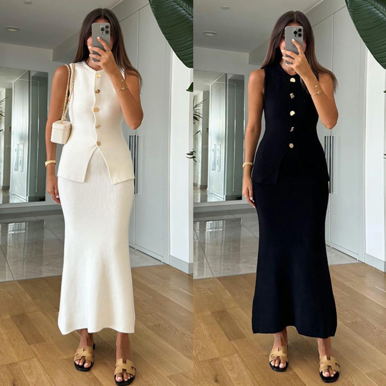 Round-neck Single-breasted Sle - مراجعة Women'S Formal Day Wear وسعره