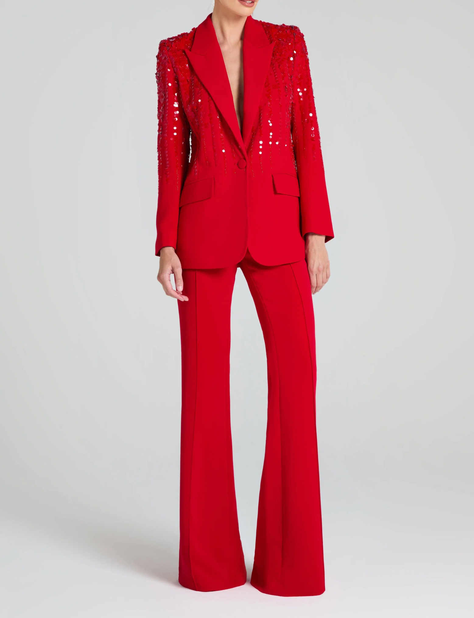 Shiny Sequins Women Suits V-Ne - مراجعة Women'S Formal Dinner Wear وسعره