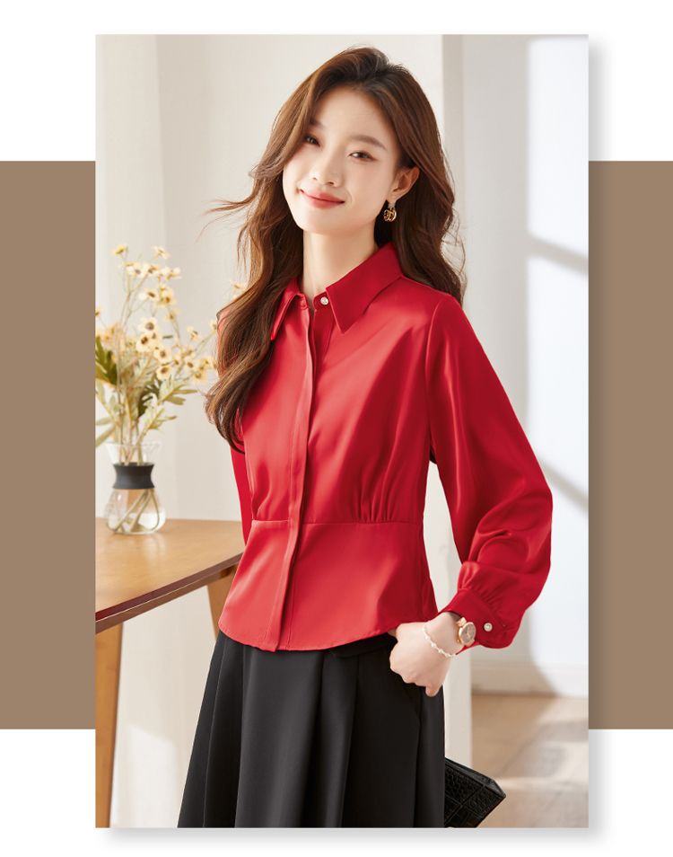 Long Sleeve Shirts Womens Cott - مراجعة Women Formal Wear Korean وسعره