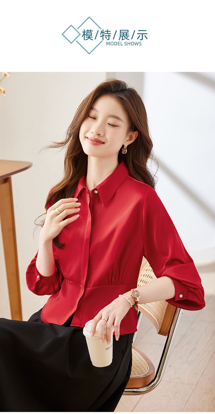 Long Sleeve Shirts Womens Cott - مراجعة Women Formal Wear Korean وسعره
