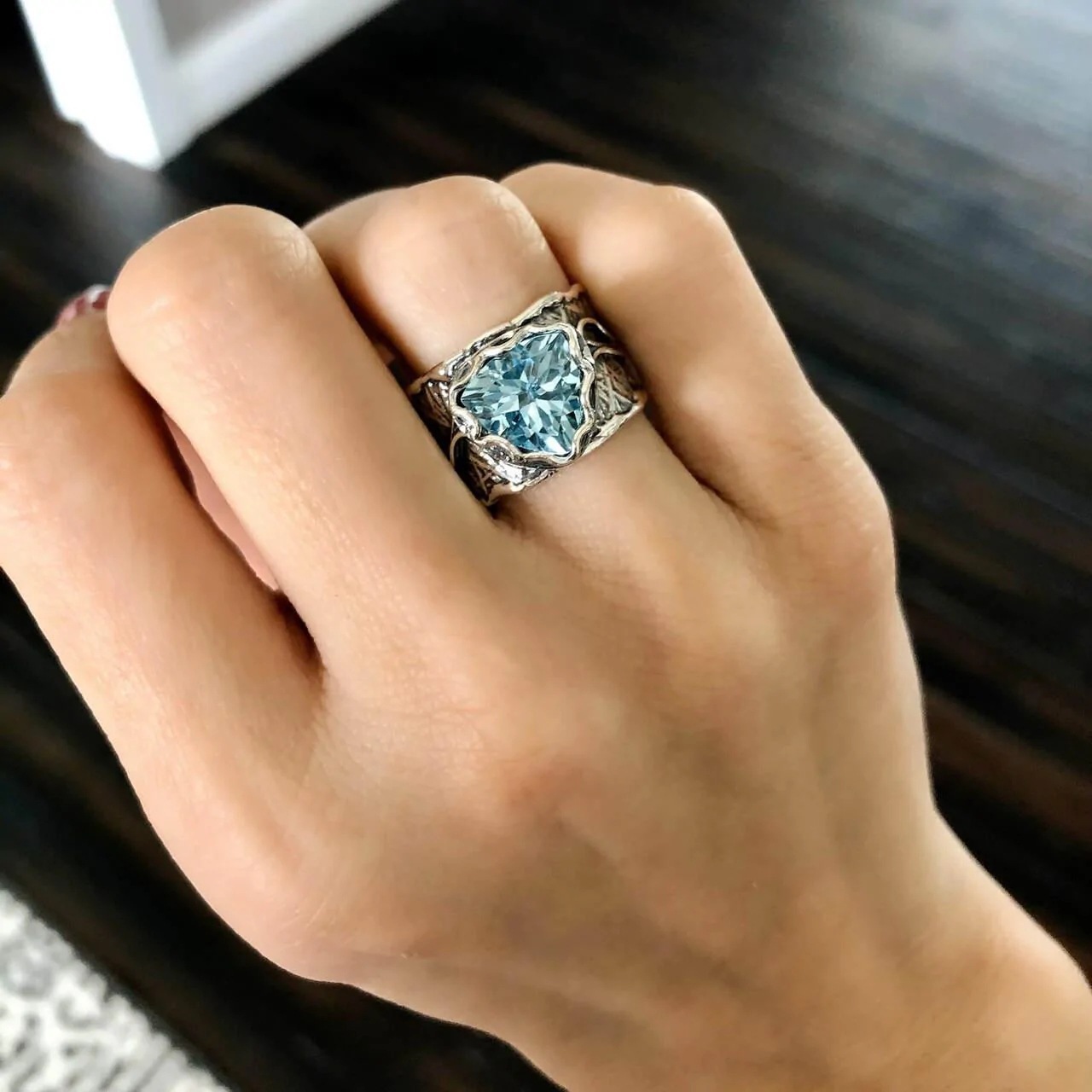 1PC Elegant Vintage Style Ring - مراجعة Large Women'S Formal Wear وسعره