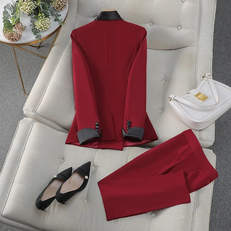 Elegant Red Black Women Pant S - مراجعة Women'S Formal Day Wear وسعره