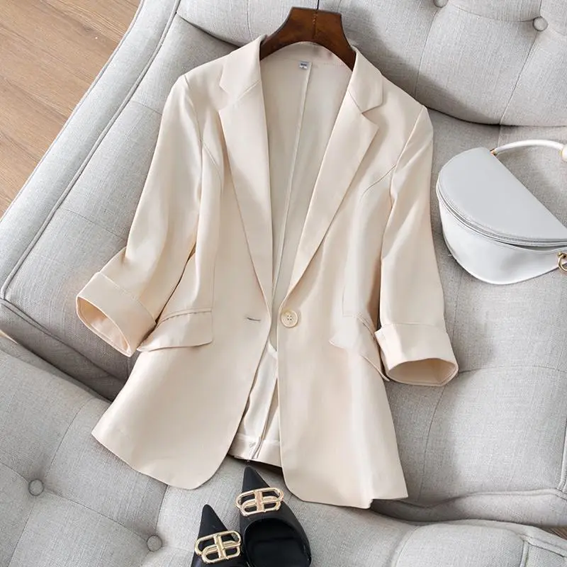 Jacket Women's Clothing Slim F - مراجعة Women Formal Wear Korean وسعره