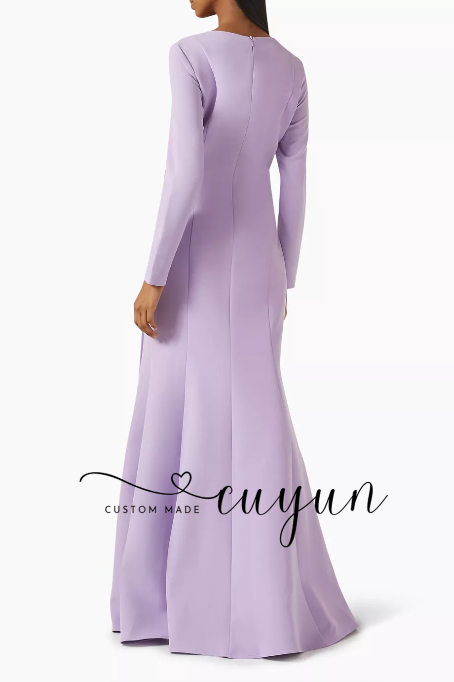 CUYUN Customized Lavender Wome - مراجعة Women'S Formal Dinner Wear وسعره