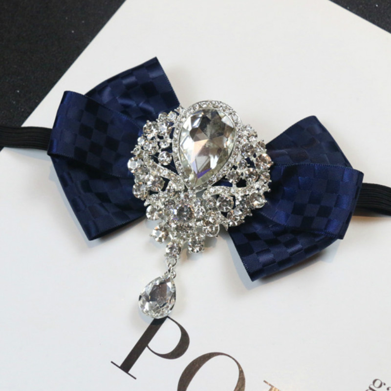 Men's Wedding Rhinestone Bow T - مراجعة Women Formal Wear Korean وسعره