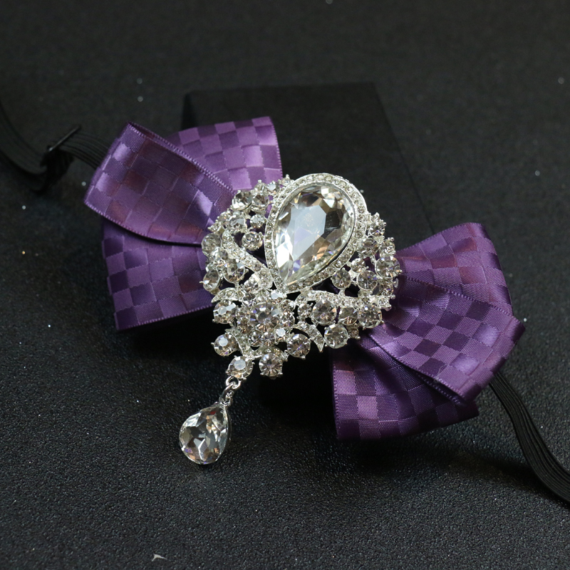 Men's Wedding Rhinestone Bow T - مراجعة Women Formal Wear Korean وسعره