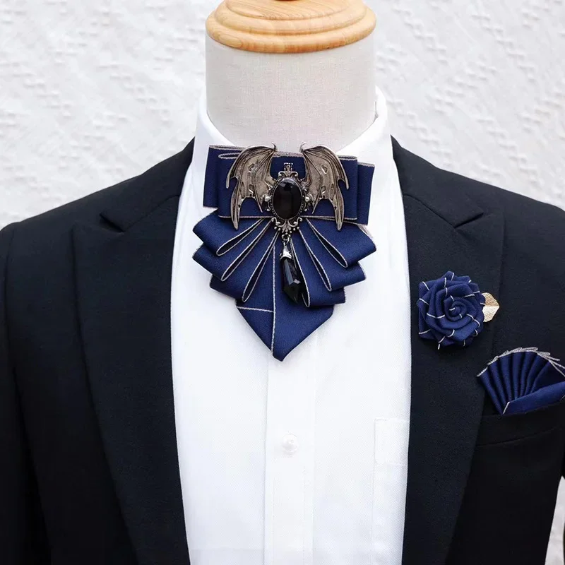 Men's Bow Tie Brooch Set Briti - مراجعة Women Formal Wear Korean وسعره