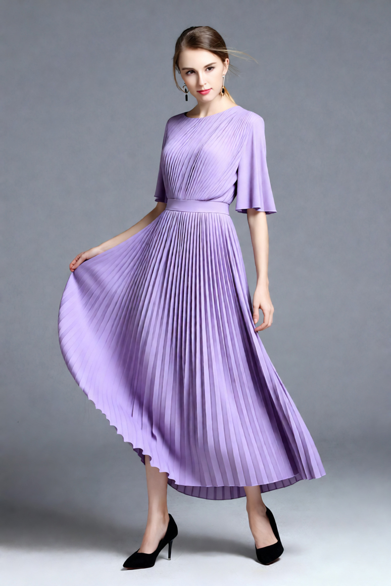 Women's Lilac Cape Sleeve Plea - مراجعة Women'S Formal Wear Wedding Guest وسعره