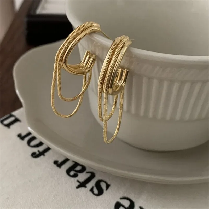 Charm Double Chain Long Tassel - مراجعة Women Formal Wear Korean وسعره