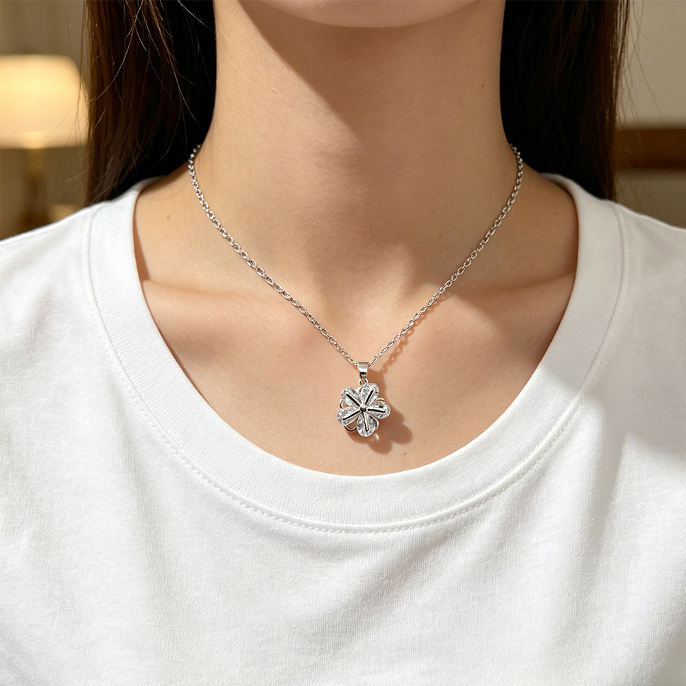 Versatile Flower Pendant Neckl - مراجعة Women'S Formal Dinner Wear وسعره