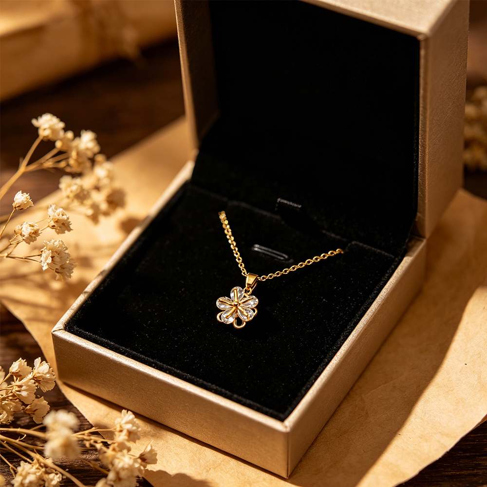 Versatile Flower Pendant Neckl - مراجعة Women'S Formal Dinner Wear وسعره