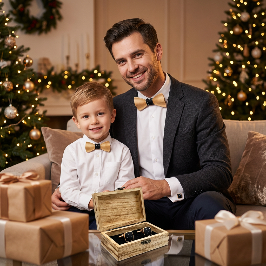 Wooden Bowtie Kit Father and k - مراجعة Women'S Formal Dinner Wear وسعره