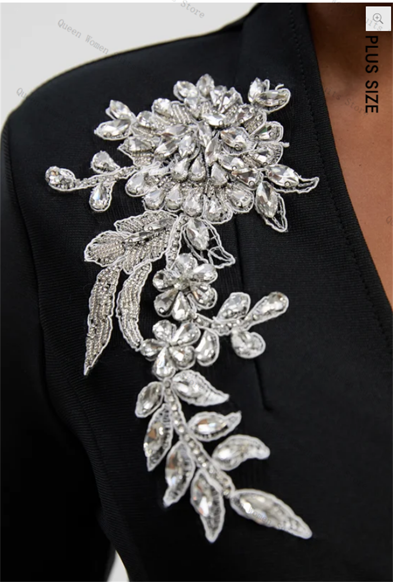 Black Cotton Women Suit 1 Piec - مراجعة Women'S Formal Wear Wedding Guest وسعره