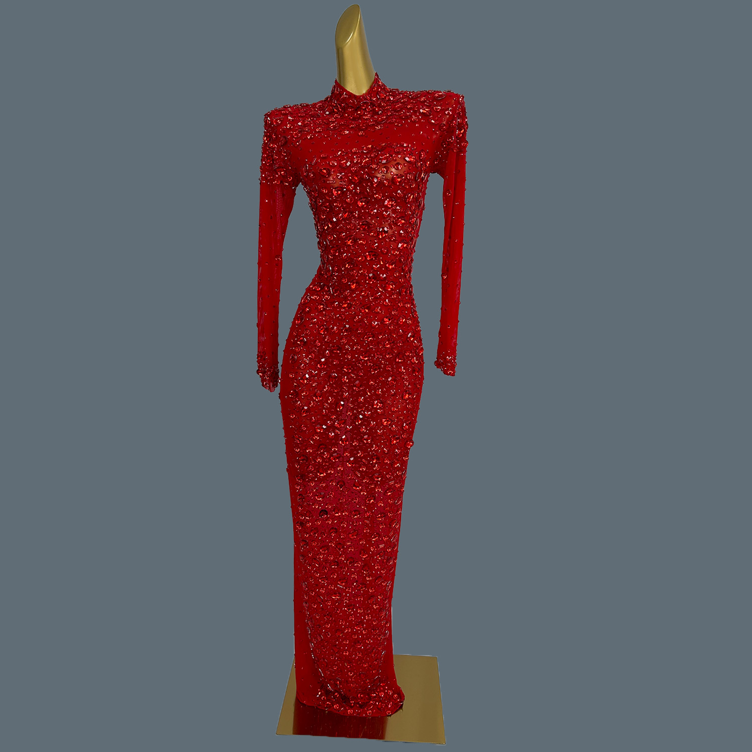 Sexy Sheer Mesh Formal Prom Lo - مراجعة Women'S Formal Dinner Wear وسعره